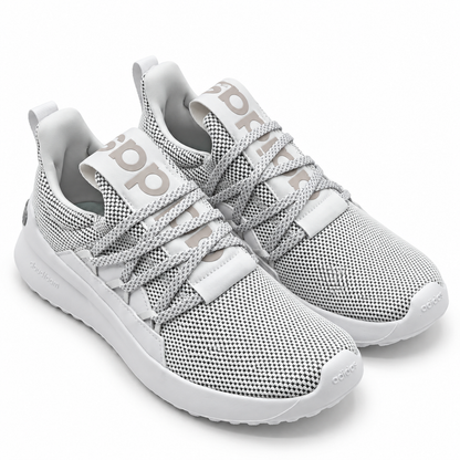 adidas Lite Racer Adapt 5.0 Men's US 8 White Grey Cloudfoam Slip-On Shoes HP6466