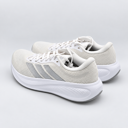adidas Response Runner 2 Womens 8.5 White Silver Cloudfoam Running Shoes KJ1738