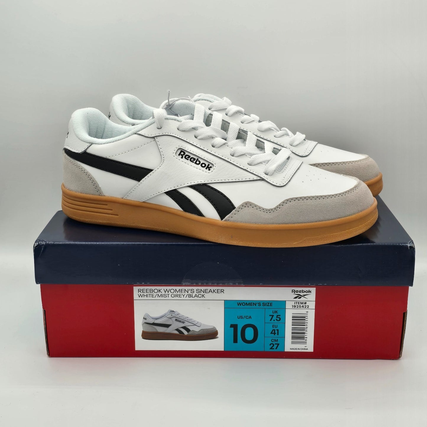Reebok Royal Complete 2.0 Women's Casual Sneakers White Mist Gray Black.