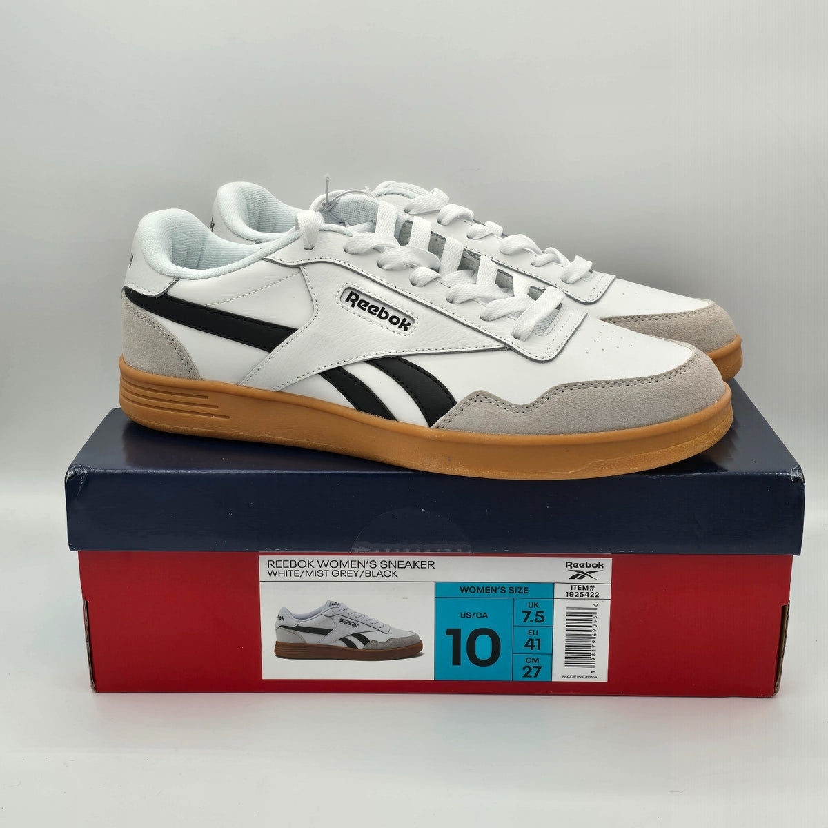 Reebok Royal Complete 2.0 Women's Casual Sneakers White Mist Gray Black.