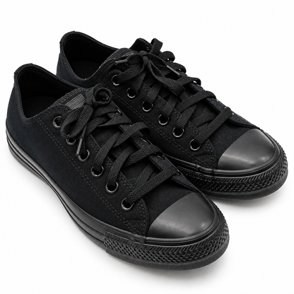 Converse Chuck Taylor All Star Men 8.5 Black Low Top Canvas M5039C Shoes Retro