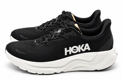 HOKA Arahi 8 Men's 10.5 D Black White H-Frame Stability Mesh Road Running Shoes