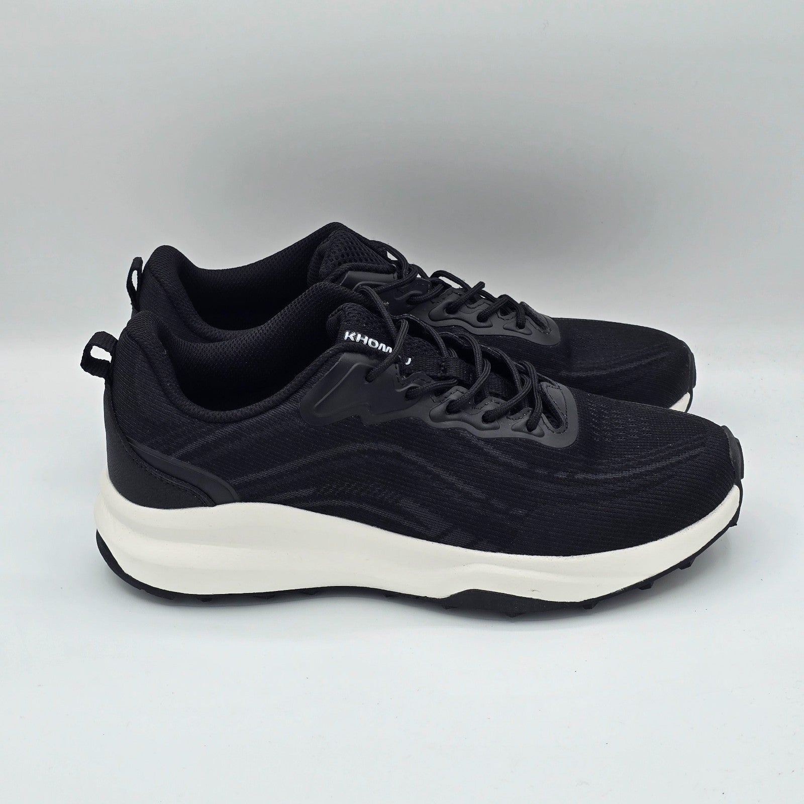 Khombu Patan Sneakers Women's Black Lightweight Athletic Memory Foam Casual Shoe