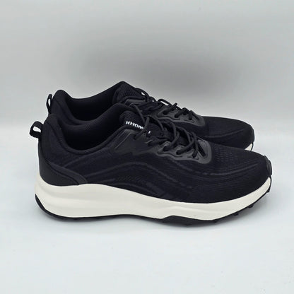 Khombu Patan Sneakers Women's Black Lightweight Athletic Memory Foam Casual Shoe