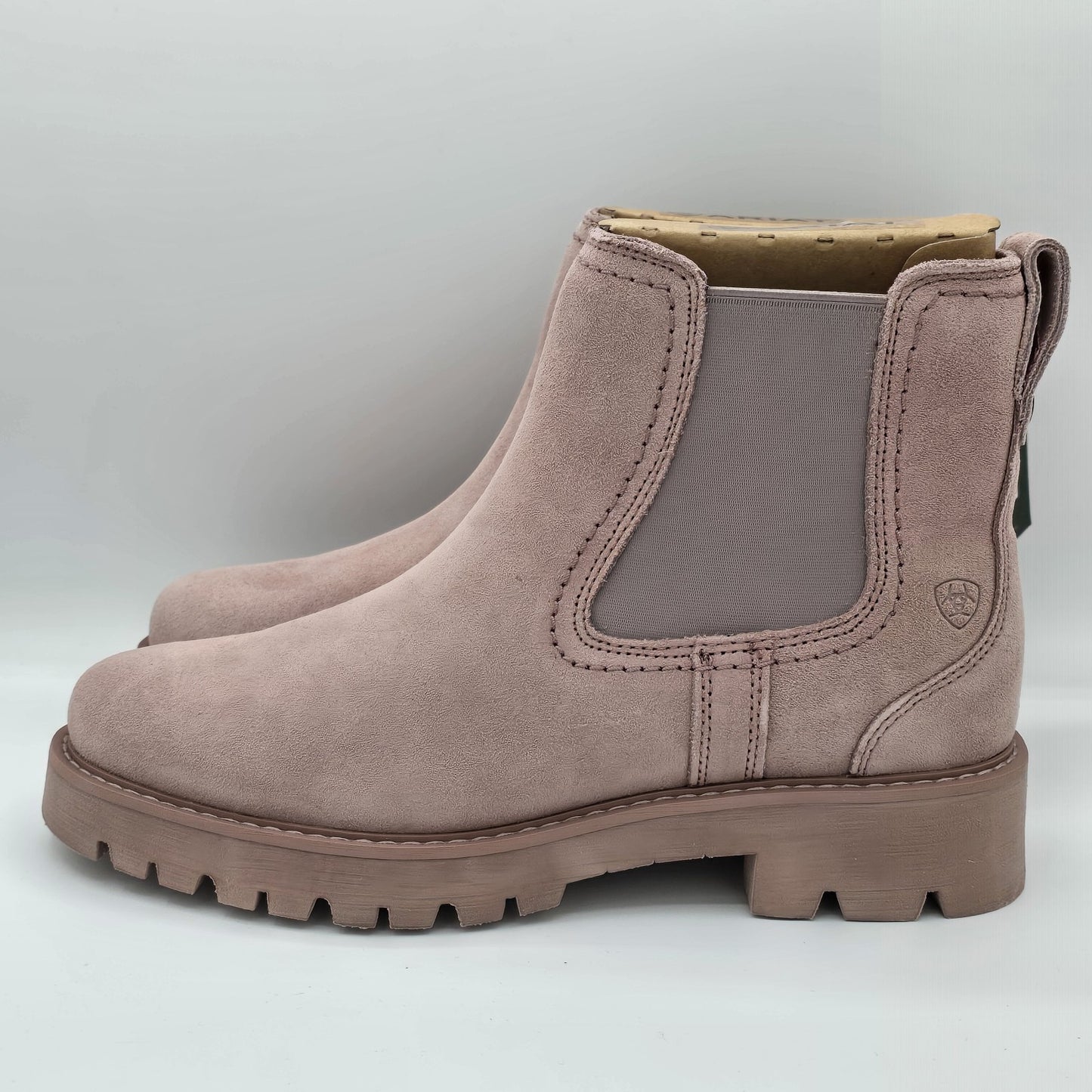 Ariat(R) Wexford Lug Chelsea Boots Dusty Rose Waterproof Women's Pick Size New