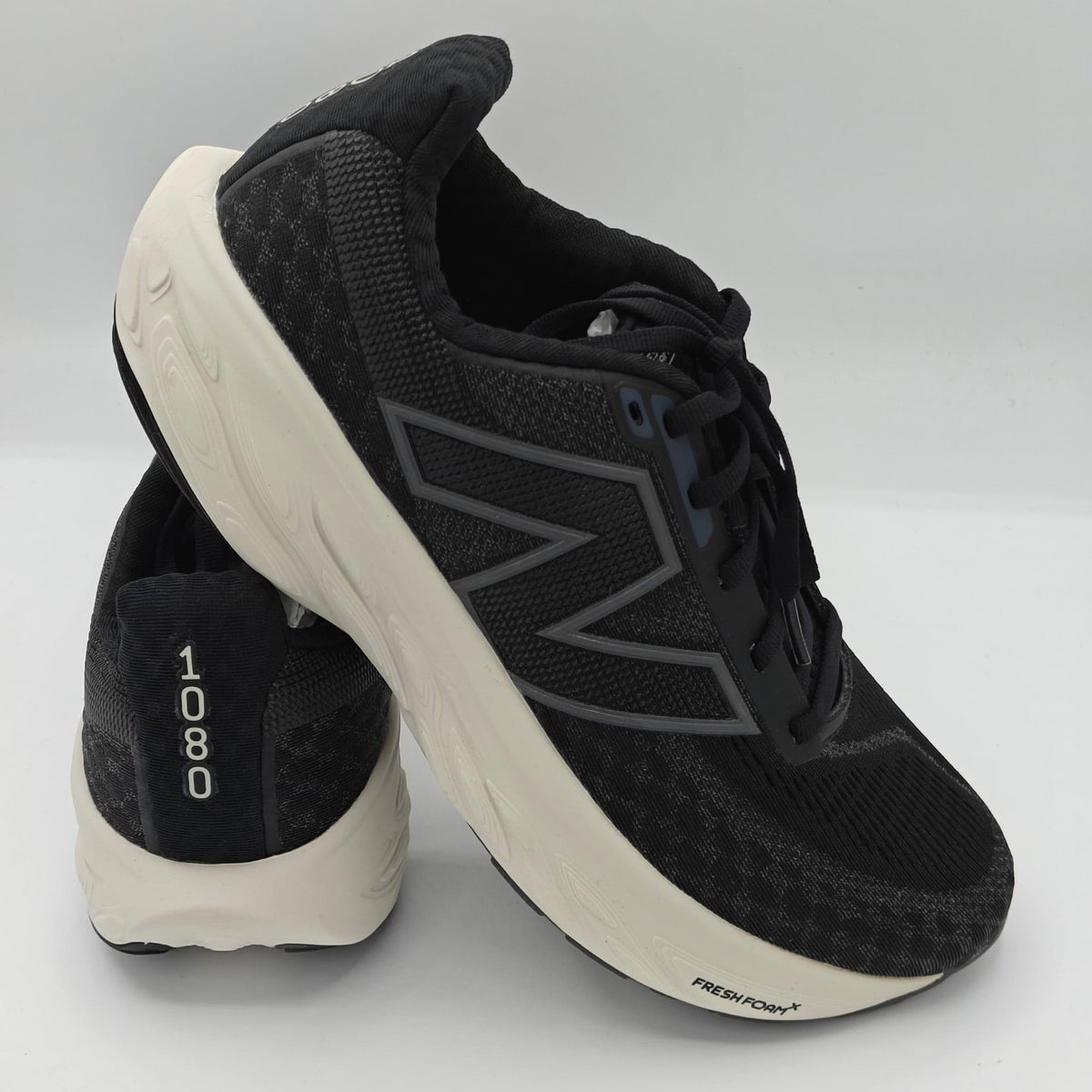 New Balance Fresh Foam X 1080v14 Black Magnet Linen Unisex Men 8 Women 9.5