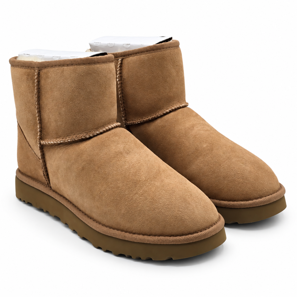 UGG Classic Mini II Womens 9 Chestnut Soft Sheepskin Lined Ankle Boots 1016222