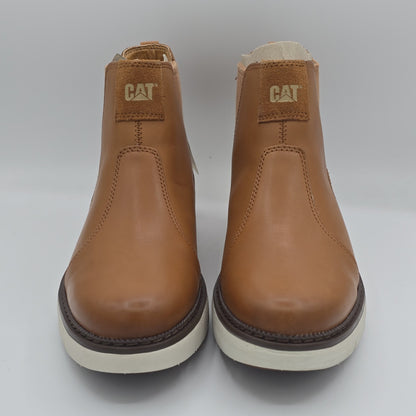 CAT Chariot Chelsea Boots P311823 Women's Ashew Cajou Leather Size 8.5 US