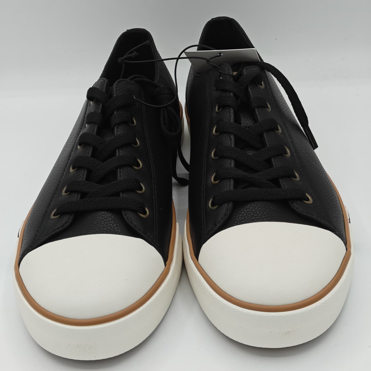 Ben Sherman Hadley Lo Sneakers Men's Black White Lace-Up Low Top Casual