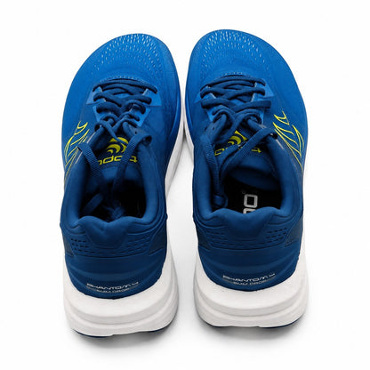 Topo Athletic Phantom 4 Mens Size 9 Running Shoes Lightweight Blue/Lime NEW
