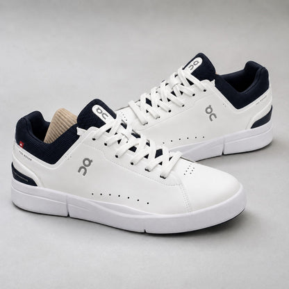On The Roger Advantage White Midnight Tennis Sneakers 3MD10640148 Men's 12.5