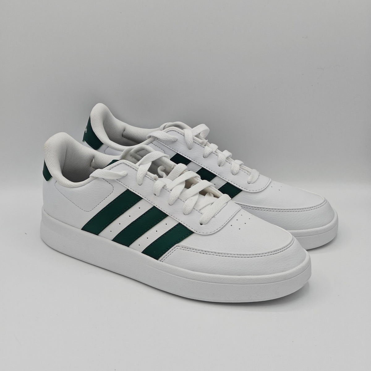 Men's Adidas Breaknet Court Shoes Sneake White/Green FX8708