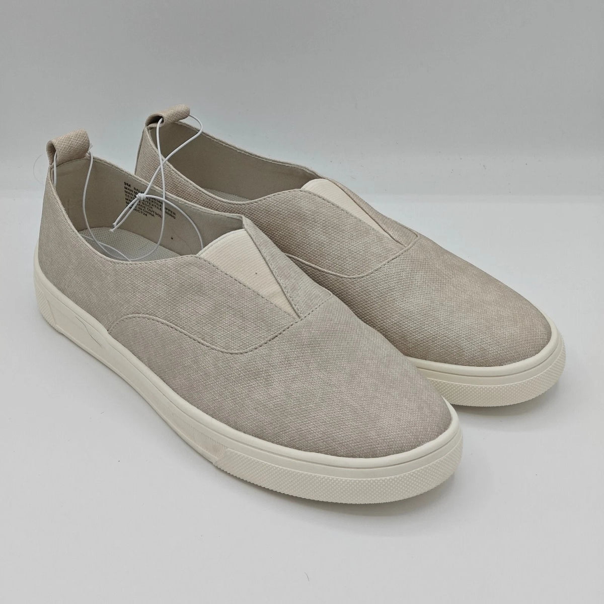 Kensie Salia Slip-On Shoes Women's Casual Comfort Knit Beige Pick Size