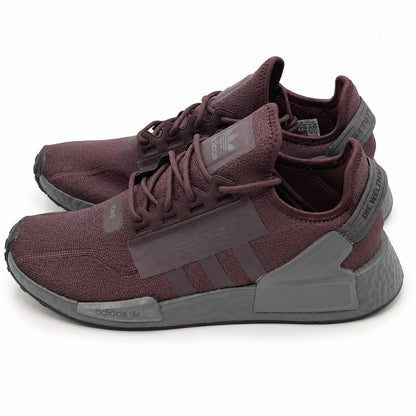 adidas NMD_R1 V2 HQ2149 Shadow Maroon Grey Five Men's Sneakers Size 11.5