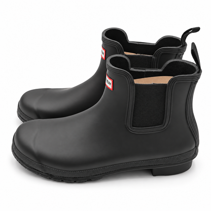 Hunter Original Chelsea Boots Womens 11 Black Waterproof Rubber WFS2078RMA Matte