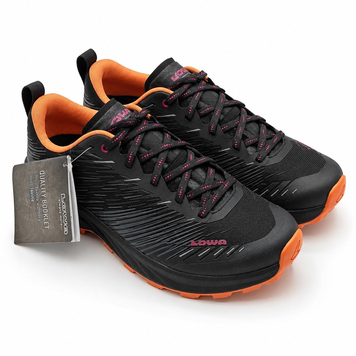 LOWA Amplux Ws Women's 8.5 EU 41 Black Melon Trail Running Shoes 320695-9962