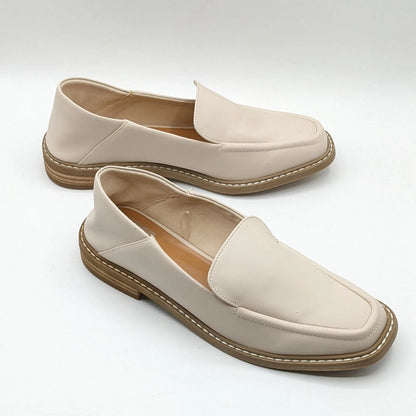 dv by Dolce Vita "Flirty" Women's Super Soft Loafer with Block Heel (Ivory) NEW