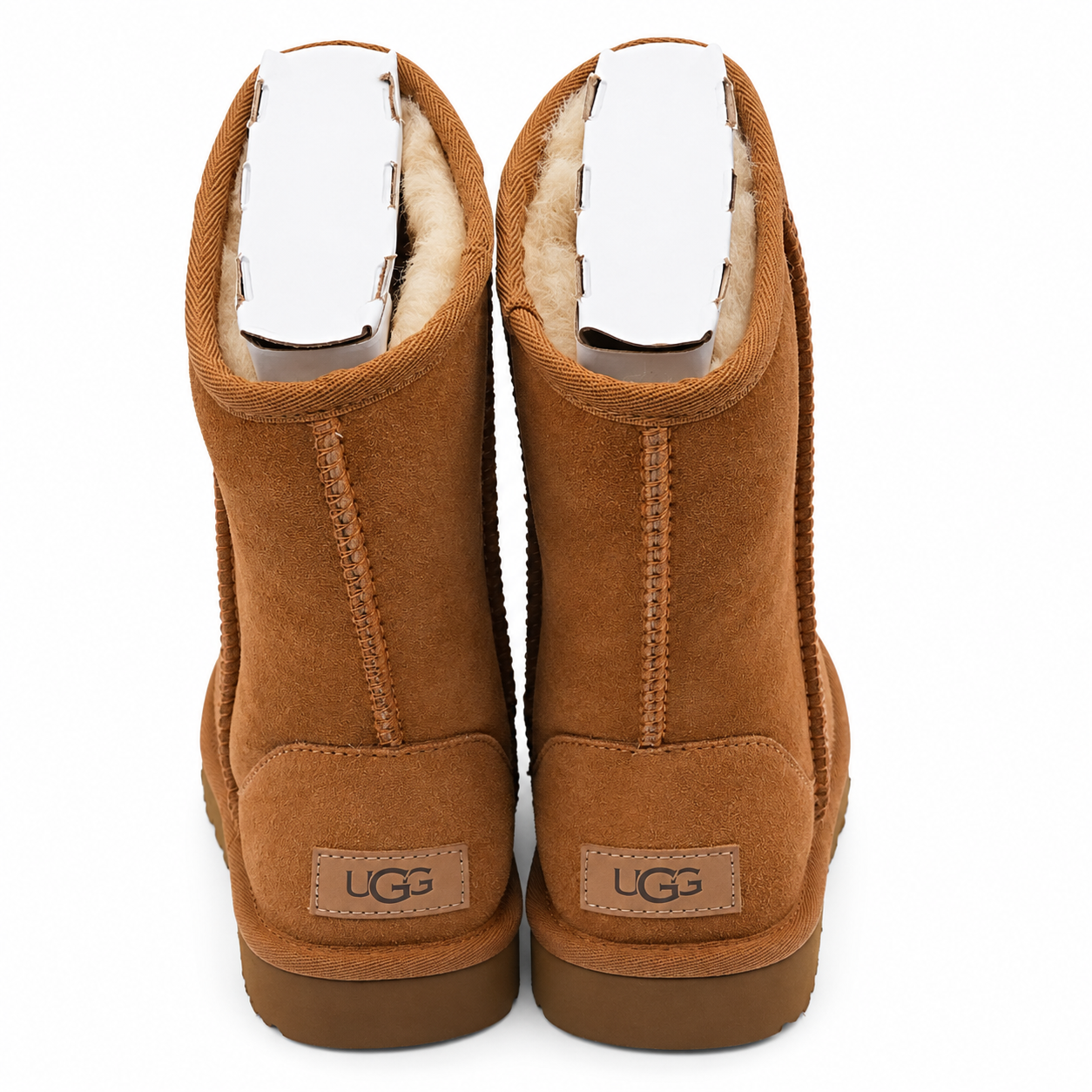 UGG Classic Short II Chestnut Suede Sheepskin Boots Women's Size 6 1016223