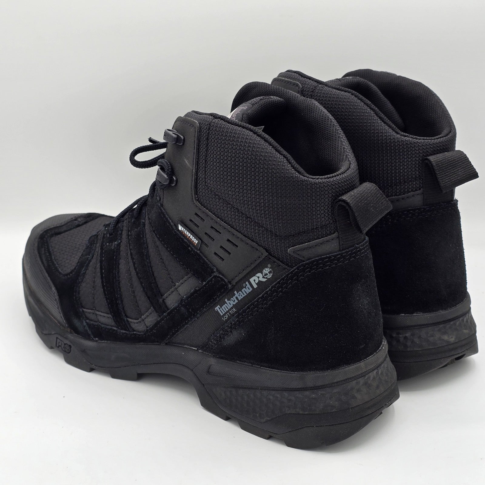 Timberland PRO Switchback LT WP Soft Toe Work Boots Black Men's 11.5 Wide