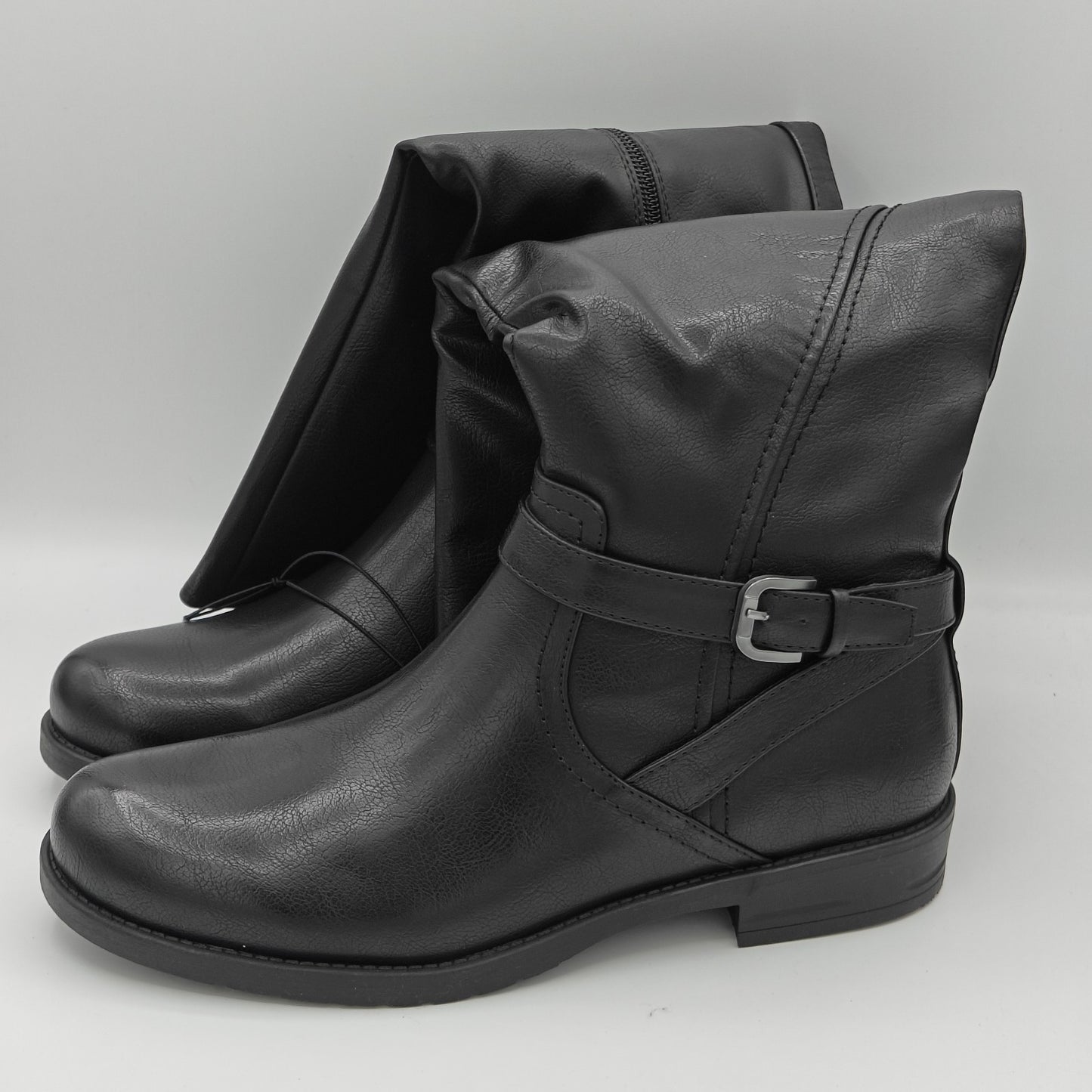 Baretraps Cassidy Faux Leather Women's Riding Boot BLACK PICK SIZE