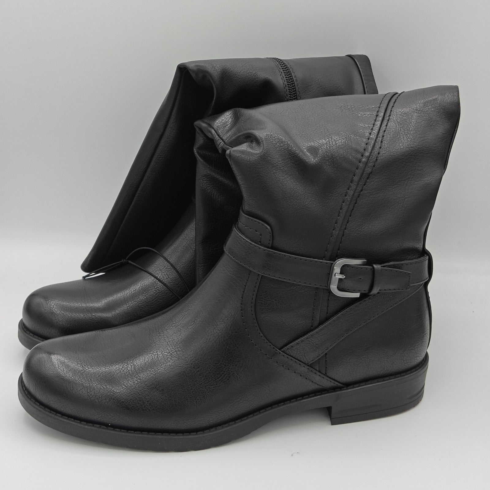 Baretraps Cassidy Faux Leather Women's Riding Boot BLACK PICK SIZE