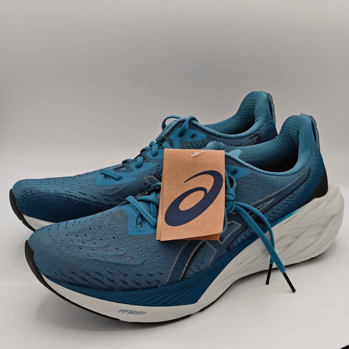 ASICS Novablast 4 Running Shoes Men's Blue Teal Evening Teal 1011B693-401 12