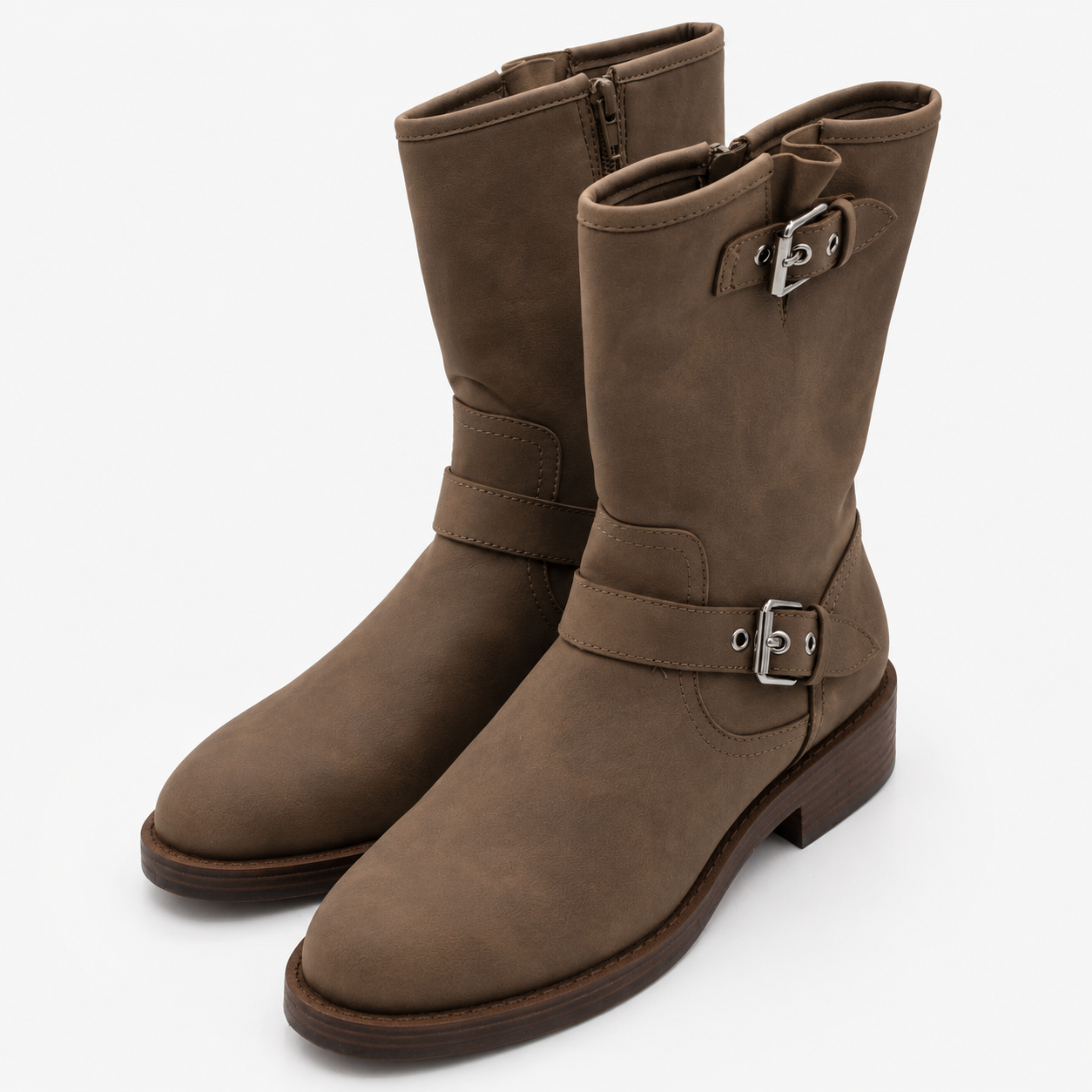 DV by Dolce Vita Payce Moto Boots Women's Black Buckle Ankle Boots Pick Size