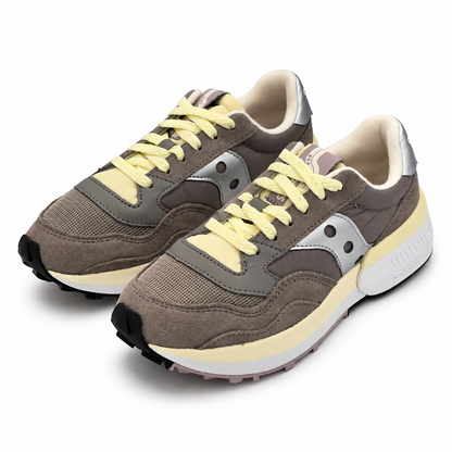 Saucony Jazz NXT Women's 6 Dove Silver Retro Sneakers S60790-28 Suede Mesh