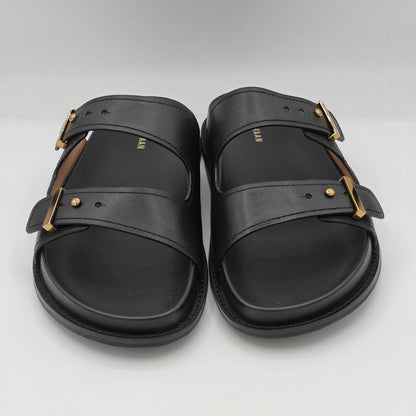 Cole Haan "Marisol" Women's Leather Adjustable Double Banded Sandals Black