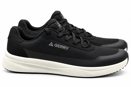 Gerry Creston Mens Sneakers Black Mesh Lace Up Lightweight Casual Pick Size