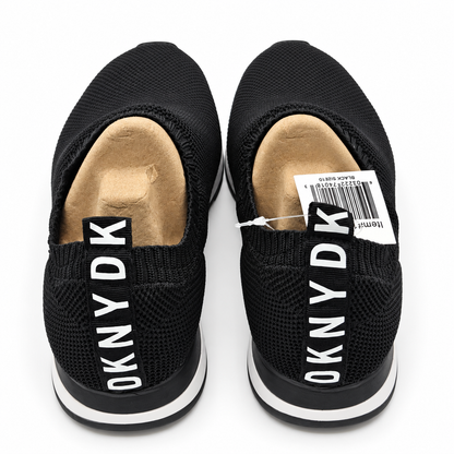 DKNY Jerri Women's Black Knit Slip On Sneakers Casual Comfort US 10 K3877779