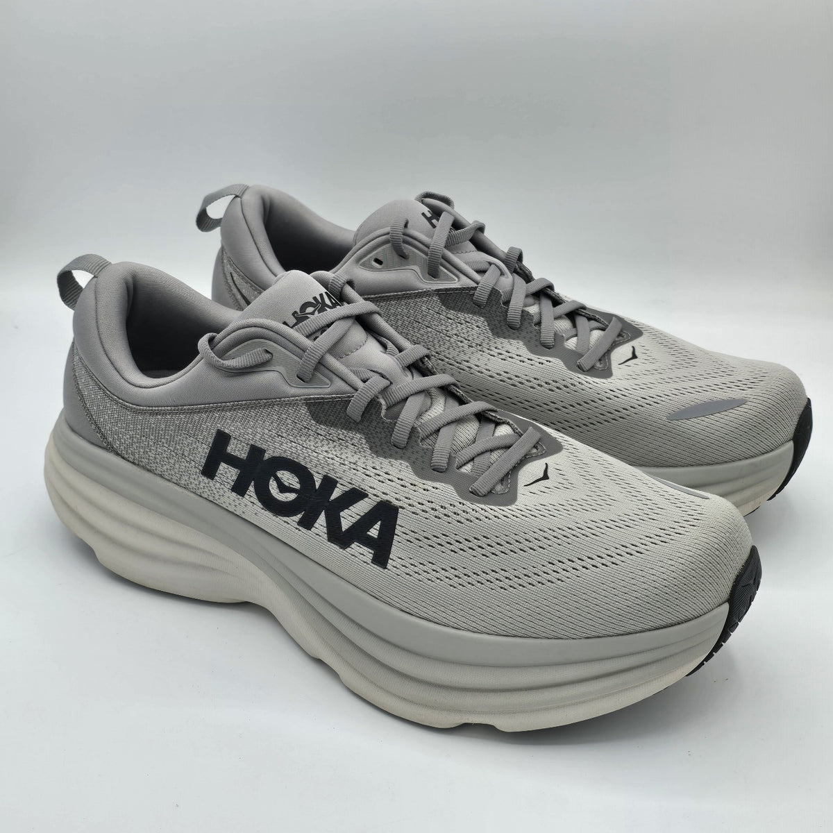 HOKA Bondi 8 Sharkskin Harbor Mist 1123202-SHMS Men's Running Shoes 12.5D