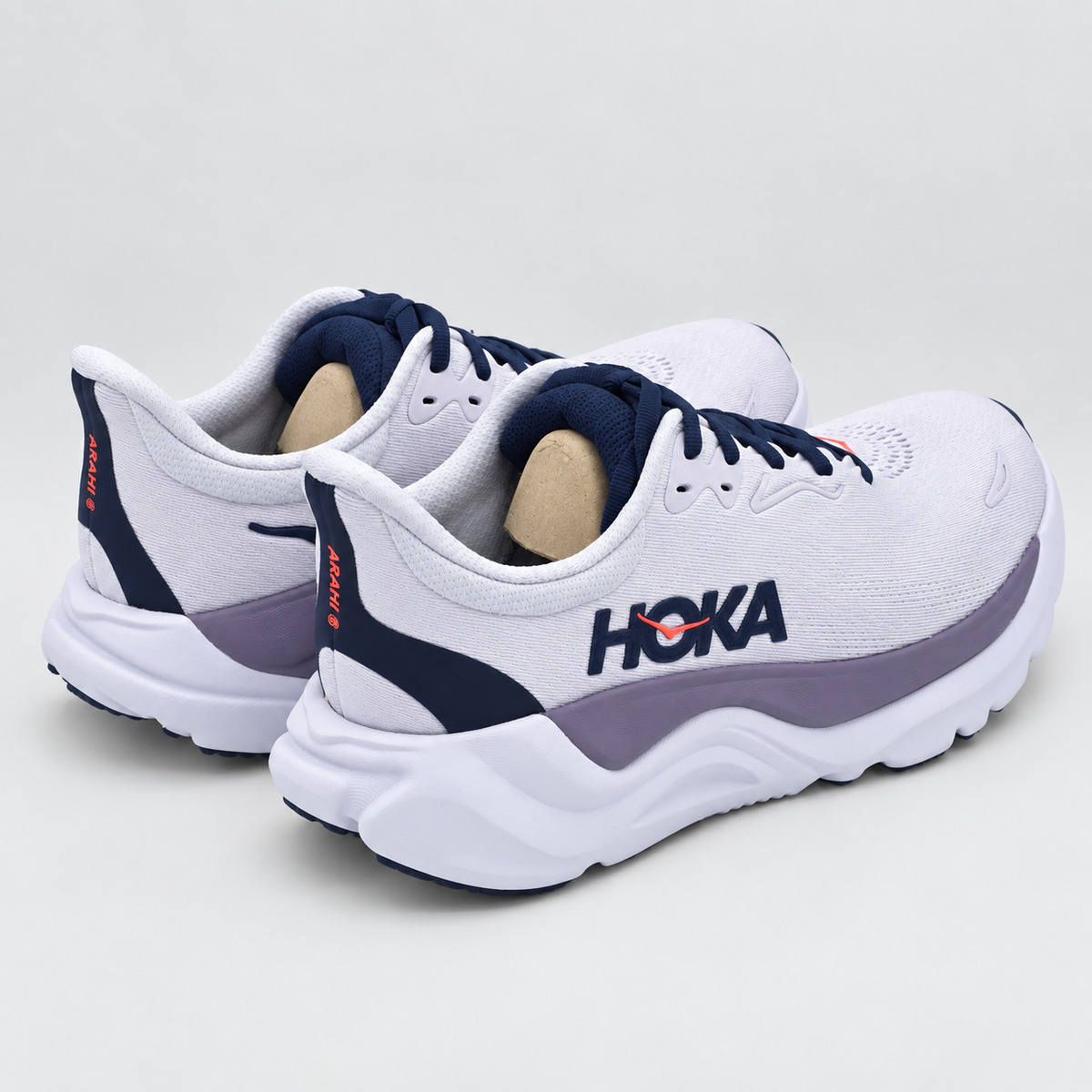HOKA Arahi 8 Women's 7.5 B Starlight Glow Navy H-Frame Stability Running Shoes