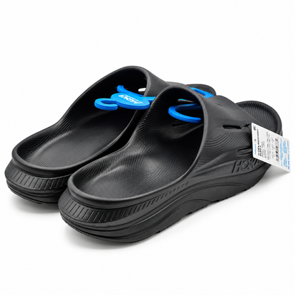 HOKA Ora Recovery Slide 3 Mens 13 Womens 15 Black Comfort Sandals 1135061 BBLC