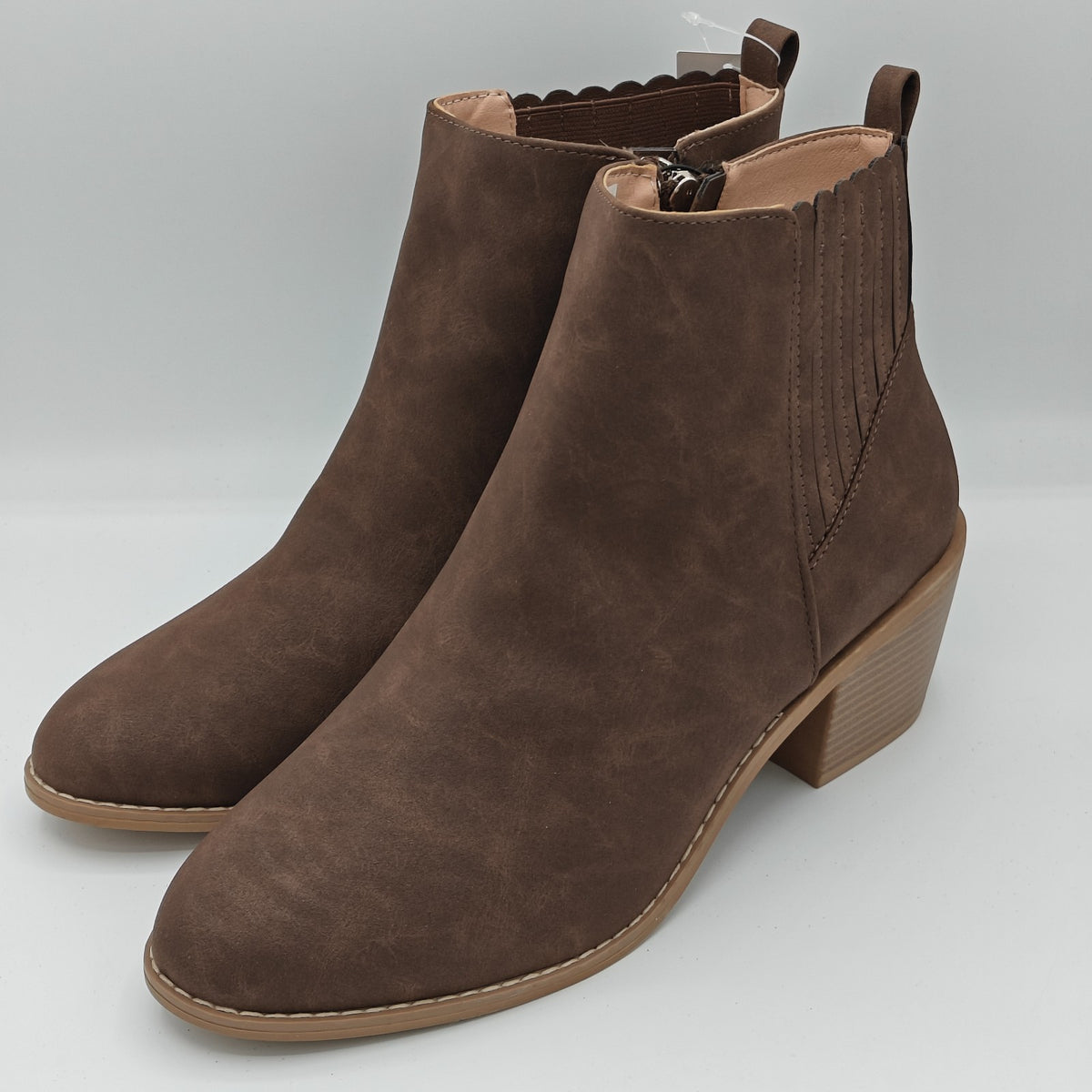 Draper James Elle Women's FauDraper James Elle Ankle Booties Side Zip Faux Suede