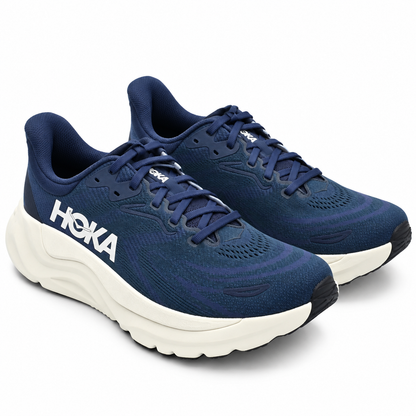 HOKA Arahi 8 Men's 12 D Varsity Navy White H-Frame Stability Road Running Shoes