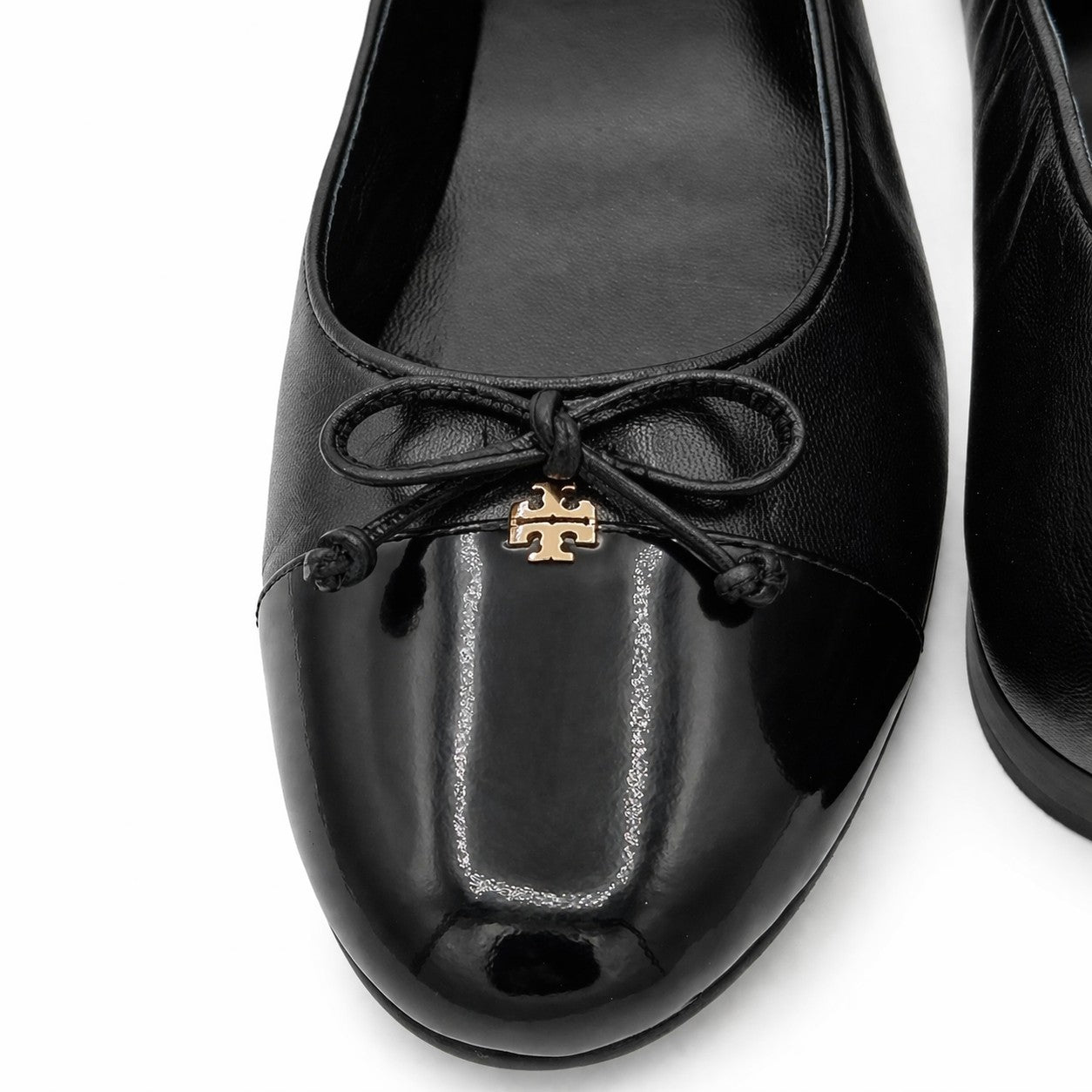 Tory Burch Cap-Toe Ballet Flats Women's Leather Designer Slip-On 10043314 Sz 11