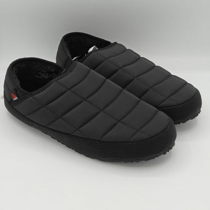 Gerry Black Men's Puff Shoe Fleece Lining Collapsible Heel Rubber Outsole