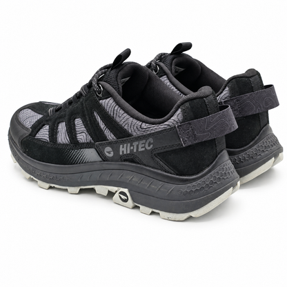 Hi-Tec Men's Hiking Trail Shoes Black Castle Rock Outdoor Walking Sneakers 8
