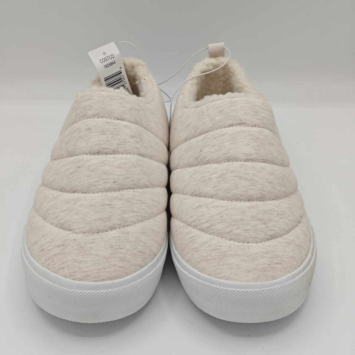 Hurley Arlo Puff Clog Women's Beige Slip-on Sneaker Vegan Shearling Shoe