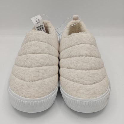Hurley Arlo Puff Clog Women's Beige Slip-on Sneaker Vegan Shearling Shoe