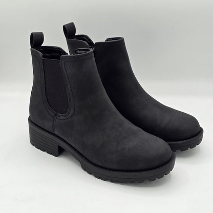 Buffalo David Bitton Anna Boots Women's Black Pull On Memory Foam Comfort - 8
