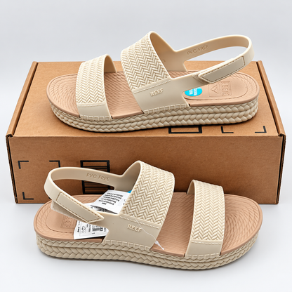 REEF Water Vista Sandals Women Vintage Oasis Beige Water Friendly Pick Size