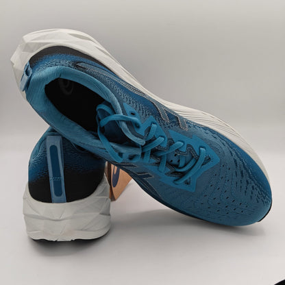 ASICS Novablast 4 Running Shoes Men's Blue Teal Evening Teal 1011B693-401 12