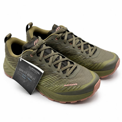 LOWA Amplux Ws Women's Trail Running Shoes Avocado Rose US 8.5 EU 41 320695