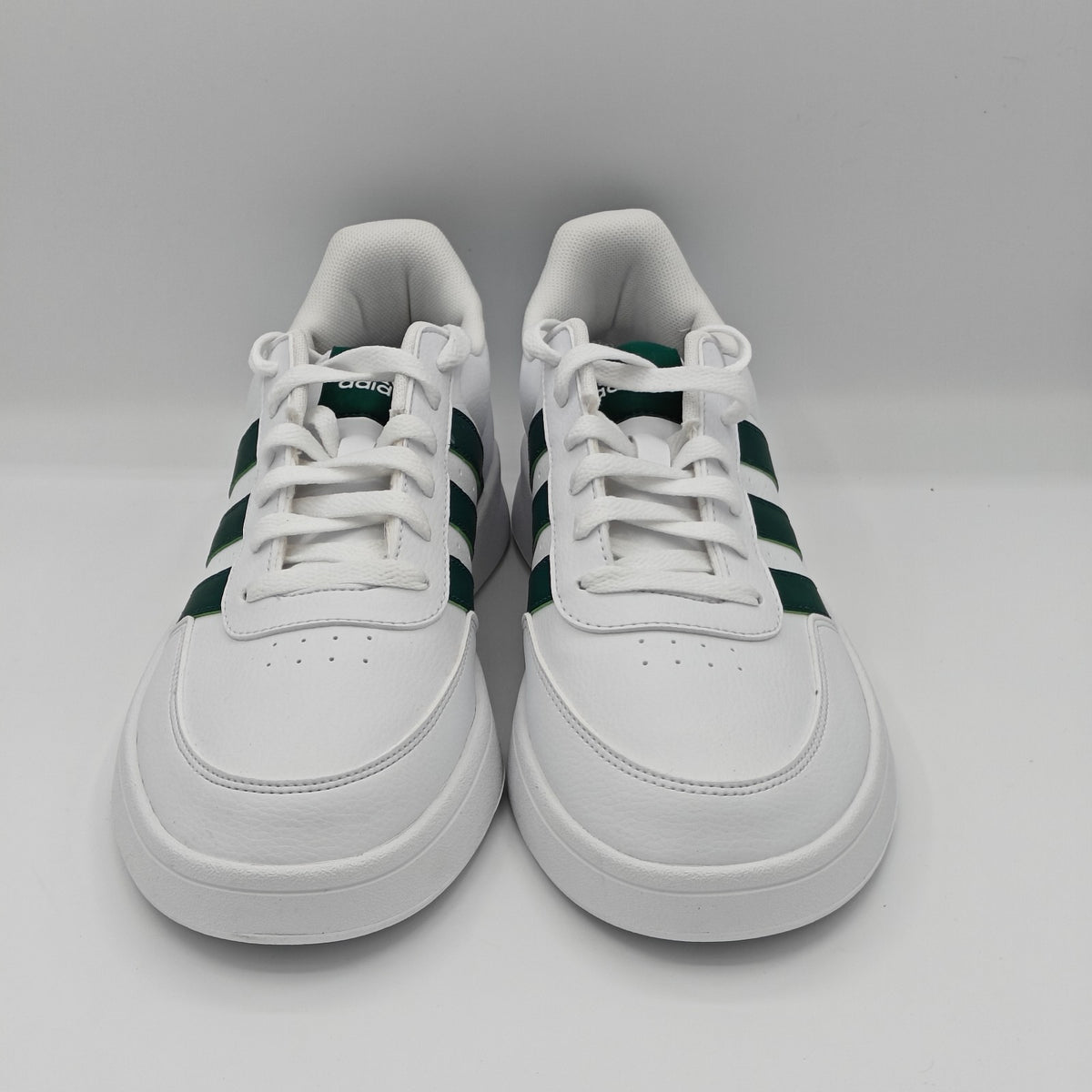 Men's Adidas Breaknet Court Shoes Sneake White/Green FX8708