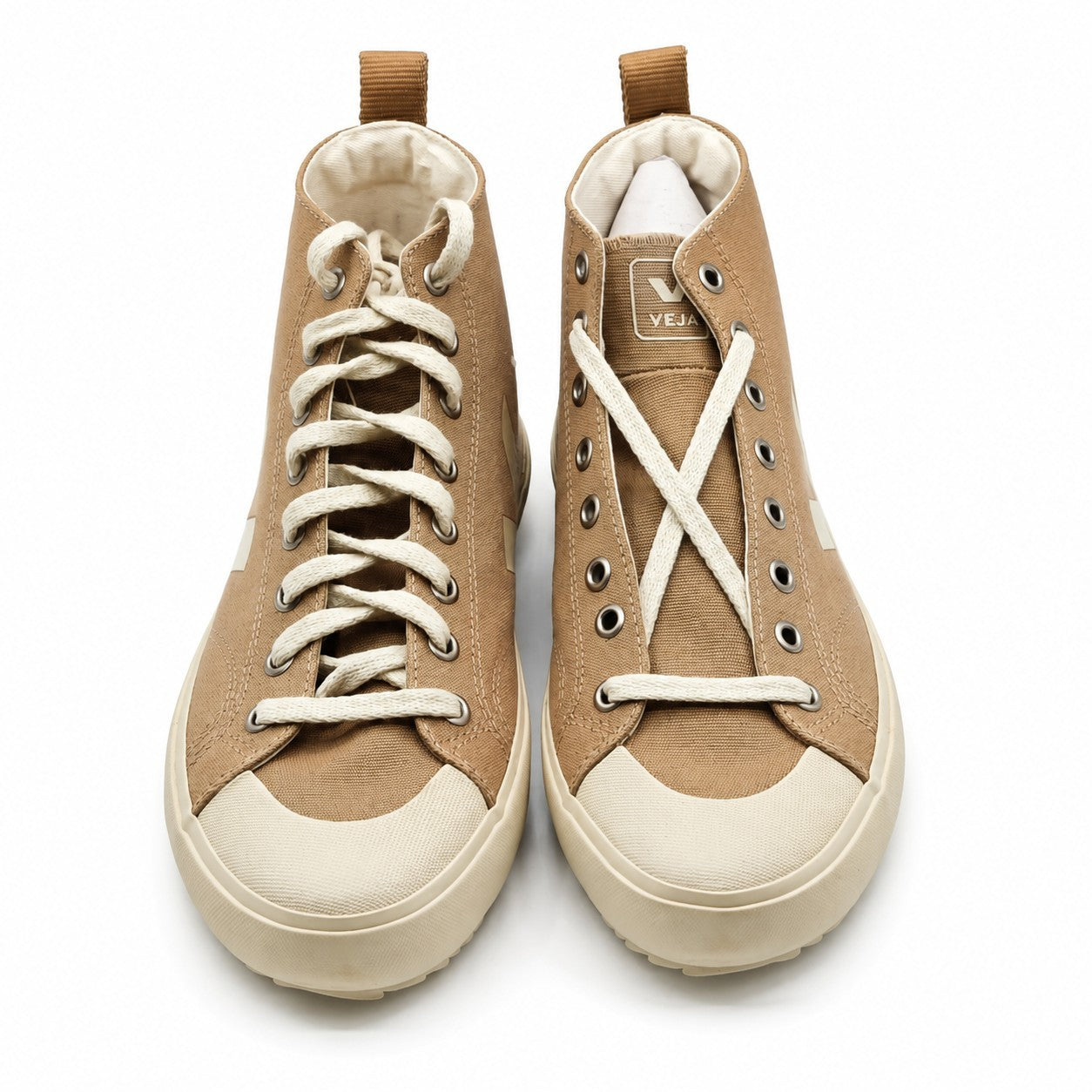 VEJA Nova HT Canvas High Top Sneakers Dune Pierre Women's 9.5 EU 41 NT0102967A