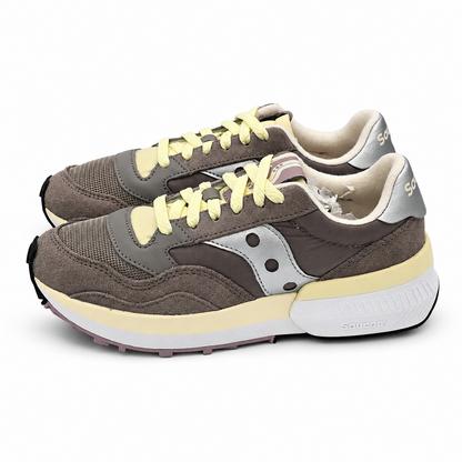 Saucony Jazz NXT Women's 6 Dove Silver Retro Sneakers S60790-28 Suede Mesh