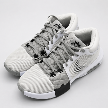 Nike LeBron Witness 8 Basketball Shoes White Light Grey Men's 8.5 Women's 10