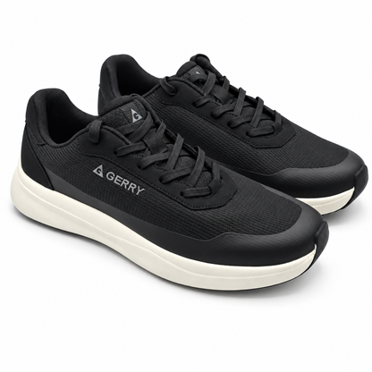 Gerry Creston Mens Sneakers Black Mesh Lace Up Lightweight Casual Pick Size